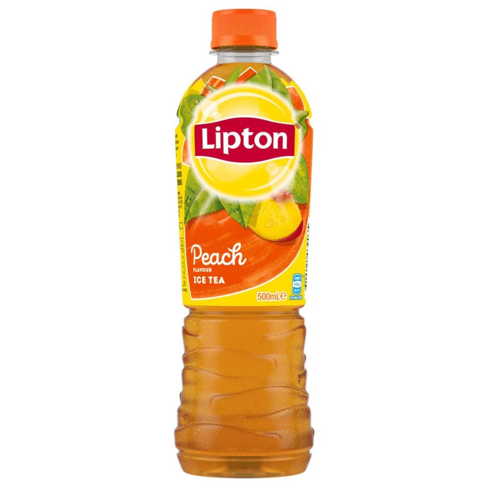 LIPTONS PEACH ICE TEA 12 X 500ML P.E.T