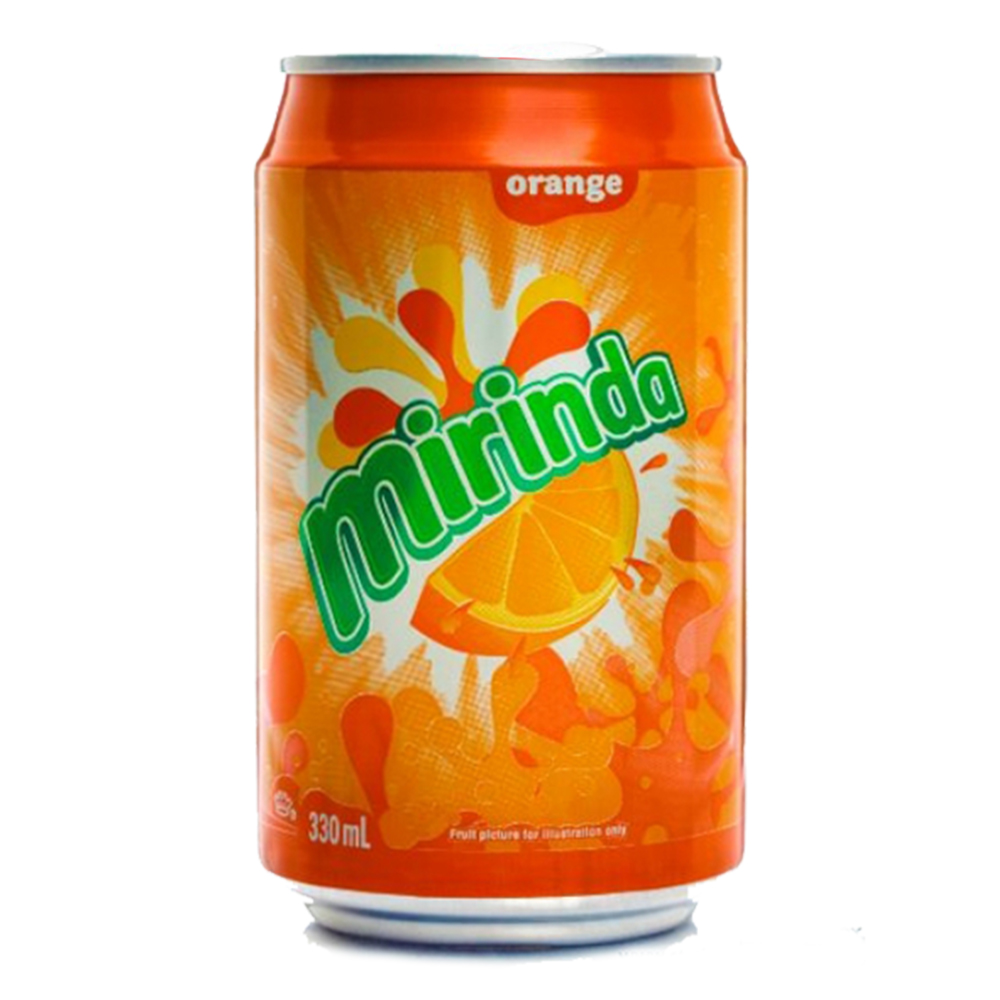 MIRINDA ORANGE 24 X 330ML CANS